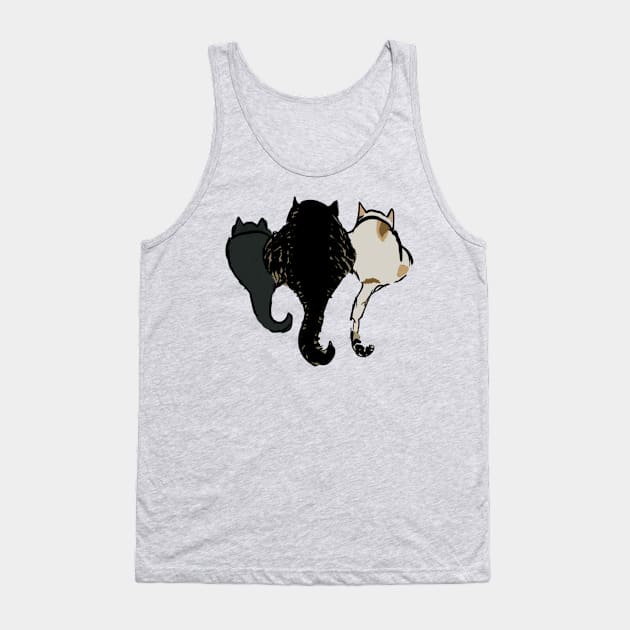 Cat butts Tank Top by Dragonfish